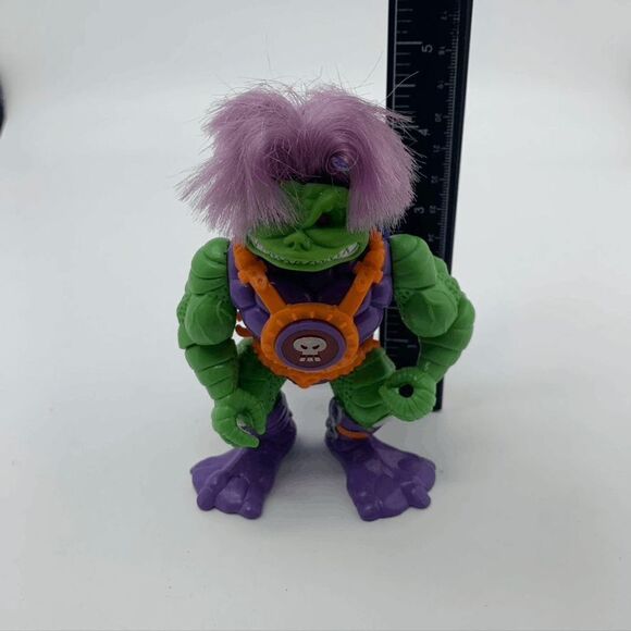 Ace 1992 Stone Protectors Zok The Evil Leader Troll 5" Action Figure W/ Cape - Picture 3 of 7